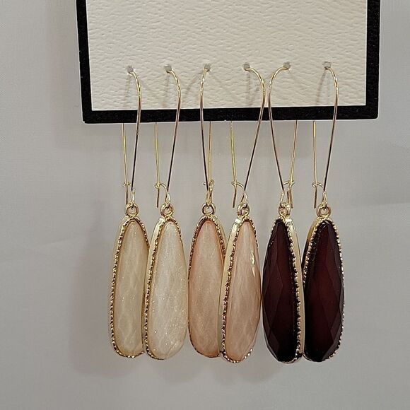 BRAND NEW CATHERINE MALANDRINO DANGLING DROP WOMEN"S EARRINGS - Picture 4 of 12